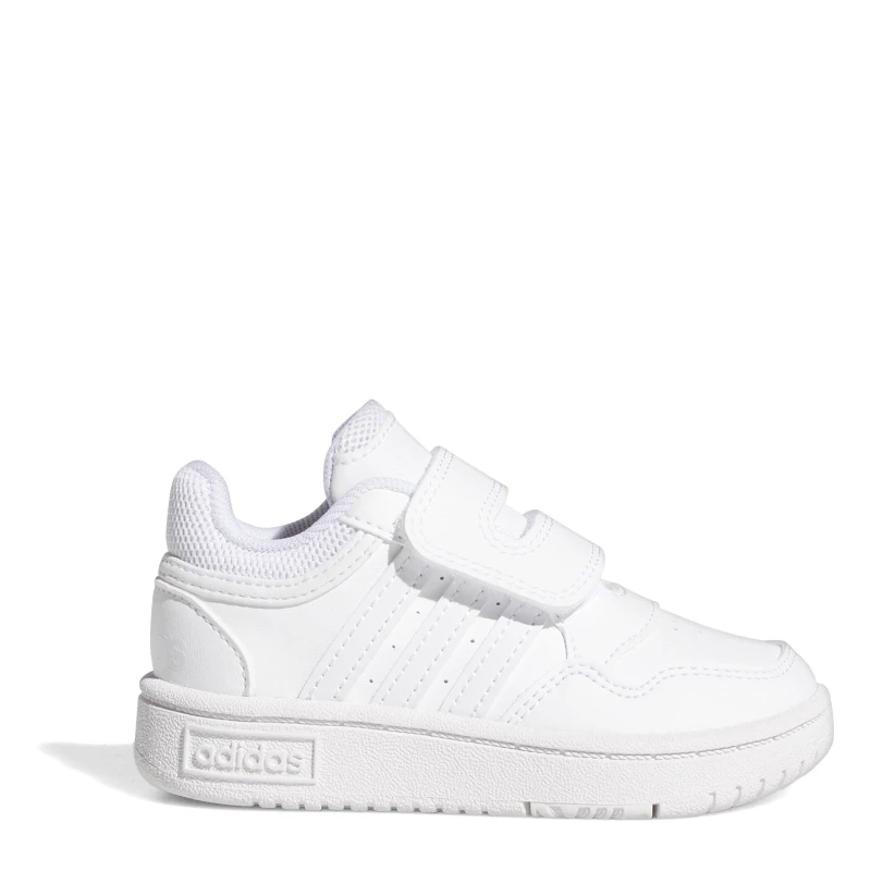 Image of adidas Hoops Court Infant Boys Trainers White/White male C9.5 (27)