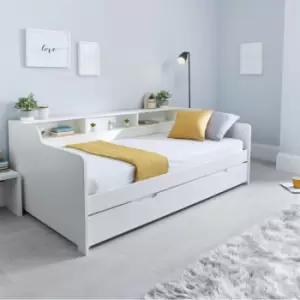 Image of Tyler White Guest Bed and Pocket Sprung Mattress