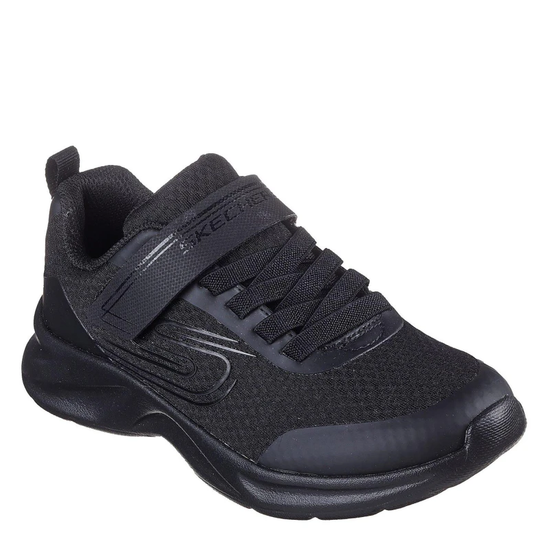 Image of Skechers Dynamatic - Swift Tread Slip On Trainers Unisex Kids Black unisex C10 (27.5)