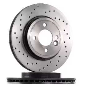 Image of BREMBO Brake disc 09.8655.1X Brake rotor,Brake discs MINI,Schragheck (R50, R53),Cabrio (R52)