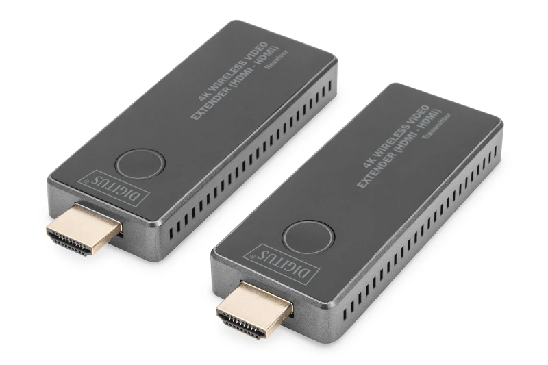 Image of Digitus Digitus DS-55323 Wireless HDMI (set) 30 m 3840 x 2160 Pixel built-in LED display, mobile version DS-55323
