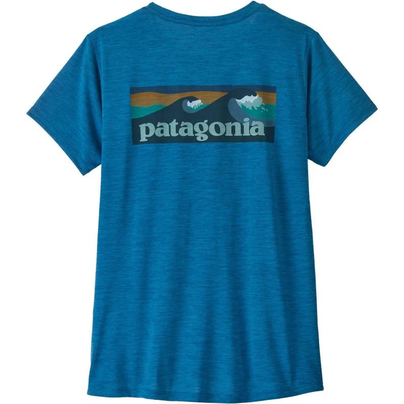 Image of Womens T-Shirt Patagonia Capilene Cool Daily Bleu Female XS