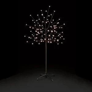 Image of Premier Decorations 4.9ft LED Pre-lit Cherry Tree - Black