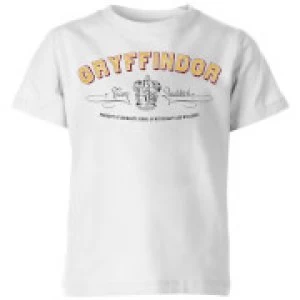 Image of Harry Potter Gryffindor Team Quidditch Kids T-Shirt - White - 11-12 Years