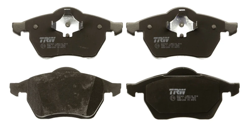 Image of TRW GDB1204 Brake pad set not prepared for wear warning indicator Brake Pad Set,disc brake (402)