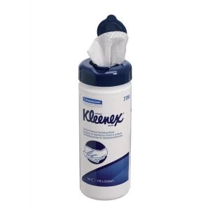 image of Kleenex Hand and Surface Sanitising Wipes Tub 50 Wipes