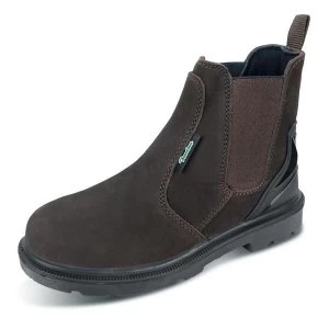 Image of Click Traders S3 PUR Dealer Boot PU Rubber Leather Size 10.5 Brown