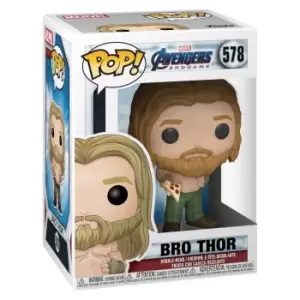 image of Marvel Avengers: Endgame Thor with Pizza Pop! Vinyl Figure