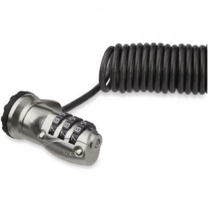 Image of Laptop Self Coiling Cable 3 Digit Lock
