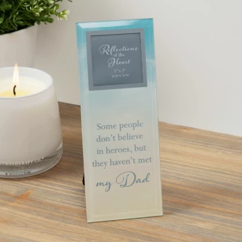 Image of 2" x 2" - Reflections Of The Heart Photo Frame - Dad