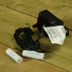 Image of 2 x AA Money Saving Battery Replacement Plug In Adapter