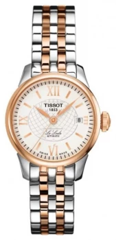 Tissot Womens Le Locle Automatic Two Tone Rose Gold PVD Watch