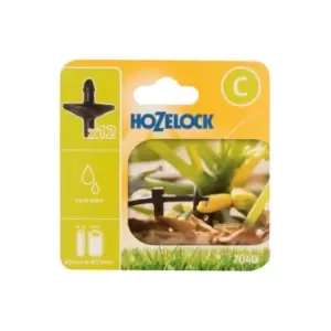 Image of Hozelock 7040 Pinch Drip Dripper (Pack 12)