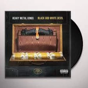 Image of Heavy Metal Kings - Black God White Devil Limited Edition Black & White Splatter Vinyl