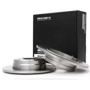 Image of RIDEX Brake disc 82B0686 Brake rotor,Brake discs MERCEDES-BENZ,CHRYSLER,C-Klasse Limousine (W203),C-Klasse Limousine (W202),Stufenheck (W124)