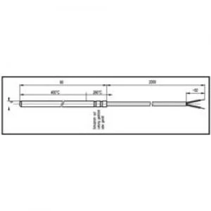 Image of Heating element Sensor type J ATT.FX.METERINGRANGETEMPERATURE 50 up to 600