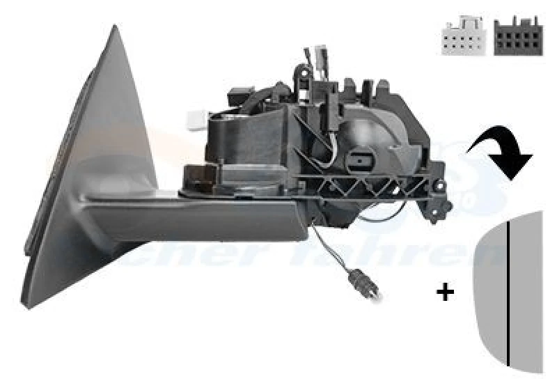 Image of VAN WEZEL Wing mirror VAN WEZEL 2927853