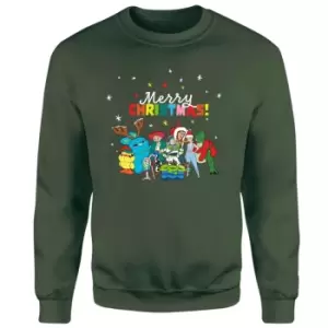 image of Disney Group Toys Christmas Jumper - Green - L