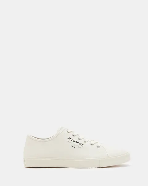 image of Allsaints Mens Underground Lace Up Low Top Sneakers