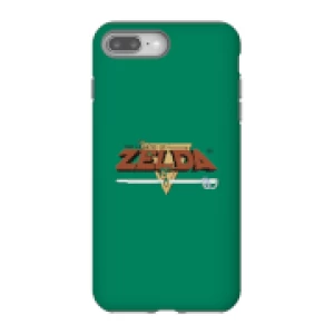 Image of Nintendo The Legend Of Zelda Retro Logo Phone Case - iPhone 8 Plus - Tough Case - Gloss