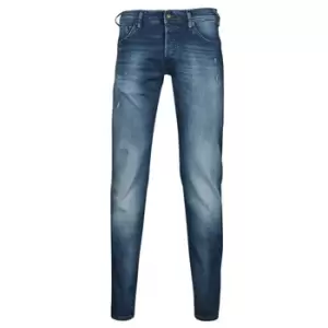 Image of Jack Jones JIGLENN JJROCK mens Skinny Jeans in Blue - Sizes US 34 / 32,US 36 / 32,US 34 / 34,US 36 / 34,US 28 / 32,US 29 / 32,US 30 / 34,US 31 / 34,US