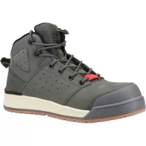 Image of Unisex Adult 3056 Safety Boots (10.5 UK) (Olive) - Hard Yakka