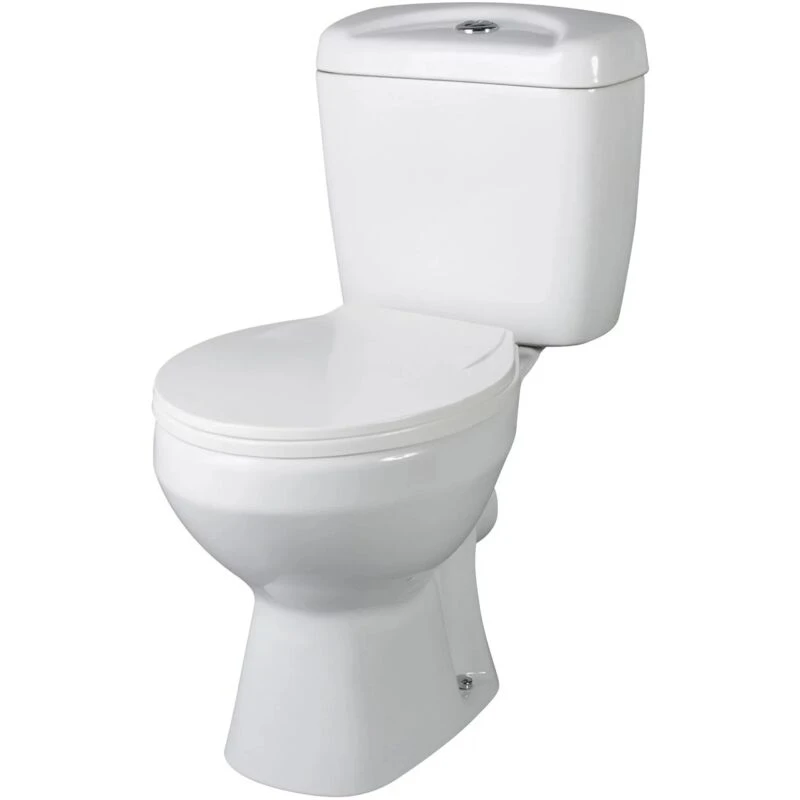Image of nuie Melbourne Pan, Cistern & Seat Pack, White NCS150