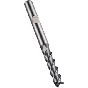 C920 6.00MM HSS-E Flatted Shank Multi Flute Long Series End Mill - Alcrona Coated - DIN 844L