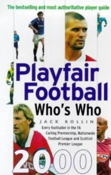Image of Playfair Football Whos Who 2000 by Jack Rollin Book