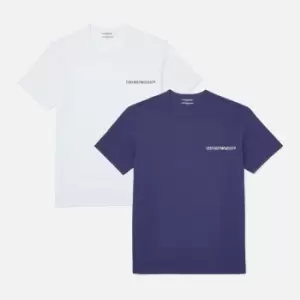 Image of Emporio Armani Core Two-Pack Stretch-Cotton Jersey T-Shirts - M