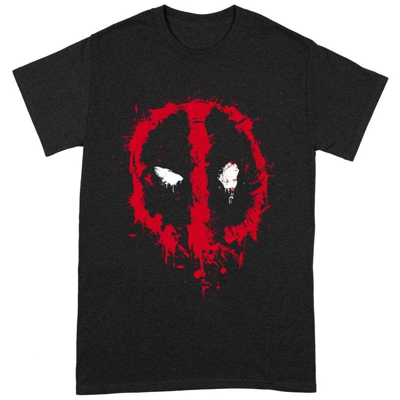 Image of Deadpool Splat T-Shirt Black male