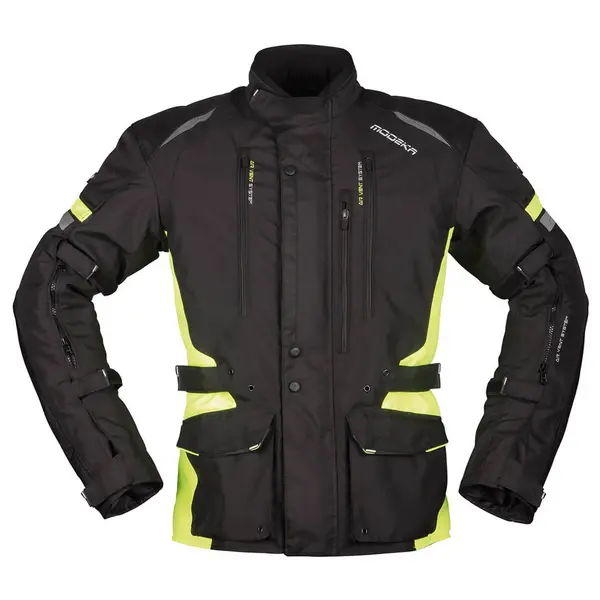 Image of Modeka Jacket Striker II Jacket Black Yellow Size 10XL