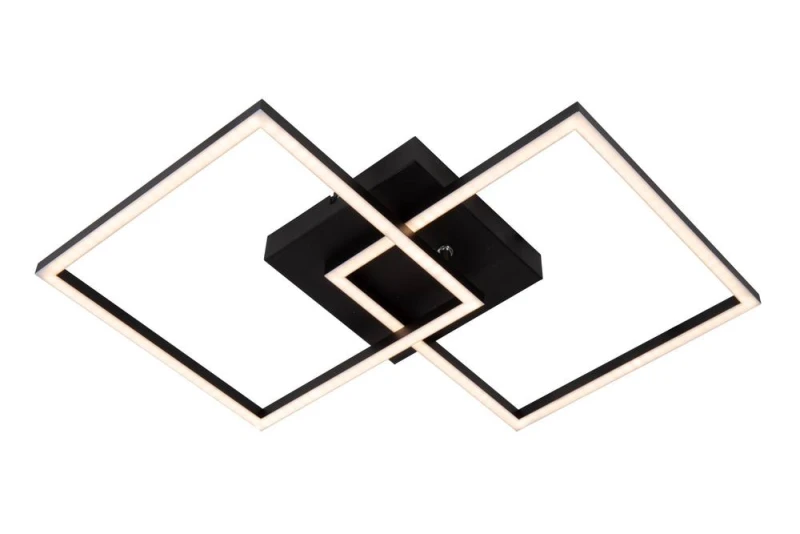 Image of Netlighting Arianne Flush ceiling light LED CCT 1x23W 2700K4000K Black Unisex