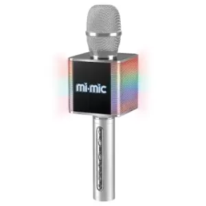 Image of Mi-Mic Karaoke Wireless Microphone & Bluetooth Speaker - Silver