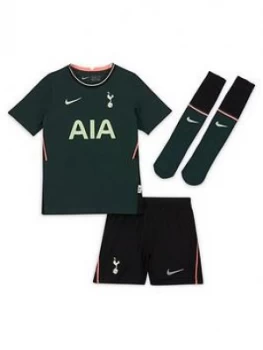 Image of Nike Childrens Tottenham 20/21 Away Little Kids Kit - Green, Size L (6-7 Years)