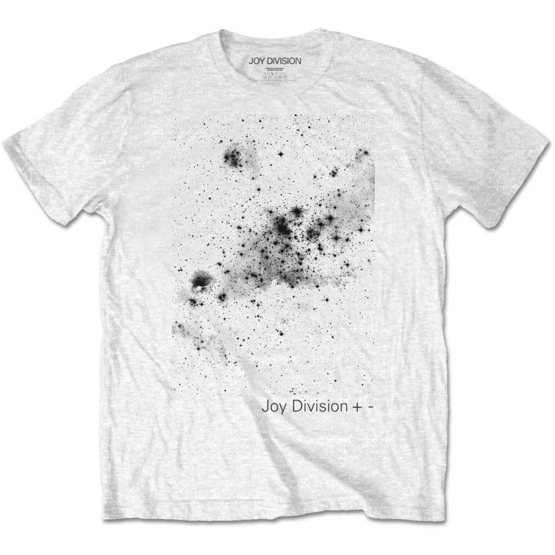 Image of Joy Division Joy Division Men Plus Minus T-Shirt in White Size: Medium White M Male 5063238538993