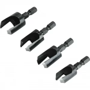 Image of Faithfull 4 Piece Plug Cutter Set