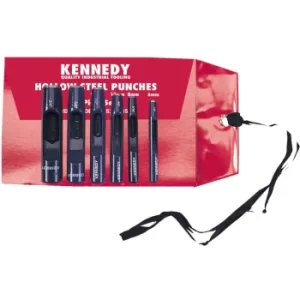 Image of 6-19MM Hollow Punch Set (6-Pce) for Cork, Leather, Plastics