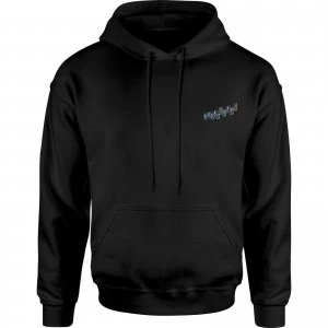 Image of Birds of Prey Boobytrap Embroidered Unisex Hoodie - Black - L