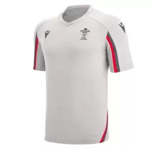 image of Macron Wales 22/23 Training T-Shirt Mens - Grey