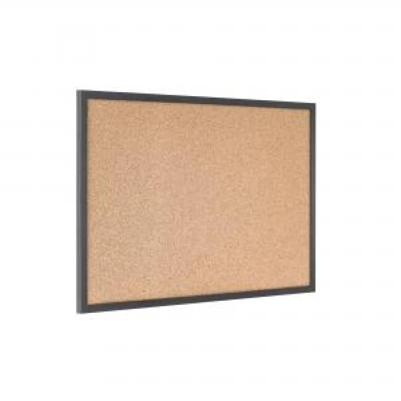 Image of Bi-Office Essentials Techcork Noticeboard Black Frame 900x600mm SF132209168