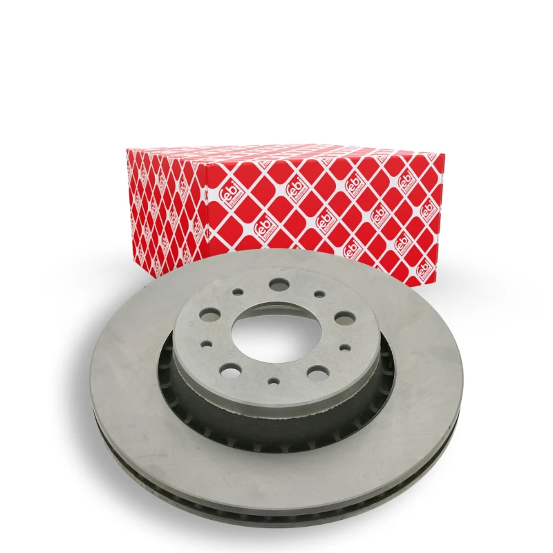 Image of FEBI BILSTEIN 11448 Brake disc Front Axle, internally vented, Coated Brake Disc (82)