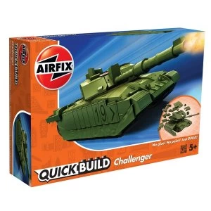 Image of Challenger Tank Green Quickbuild Air Fix Model Kit