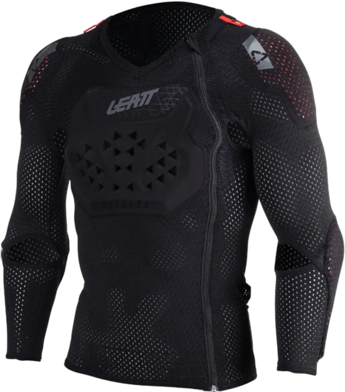 Image of Leatt ReaFlex Stealth Protector Jacket, black, Size L for Men