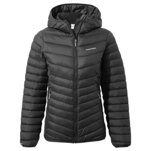 Image of Craghoppers Womens Compresslite VIII Insulated Coat 8 - Bust 32' (81cm) Black CWN288-800-8