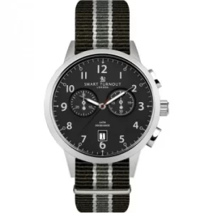 image of Mens Smart Turnout Classic Watch South Wales Borderers Strap Chronograph Watch