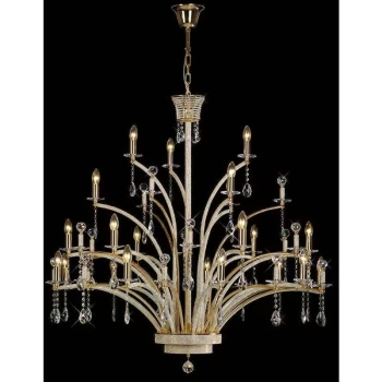 Image of Orleto 21 pendant lamp Golden / crystal bulb (Assembly required)