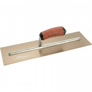 Image of Marshalltown Gold Stainless Steel Pre Worn Plasterers Trowel 16 5