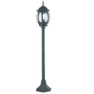 image of Fan Europe SANTIAGO Outdoor 110cm Bollard Black, Green, IP44 110.7x15.5cm