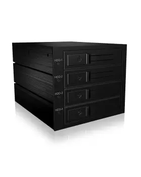 Image of ICY BOX IB-564SSK 3x 5.25" Storage drive tray Black